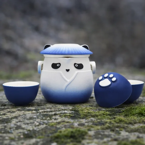 Pandy Teapot Set - Blue