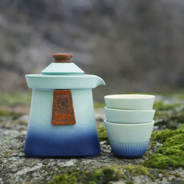 Ritual Teapot Set - Blue