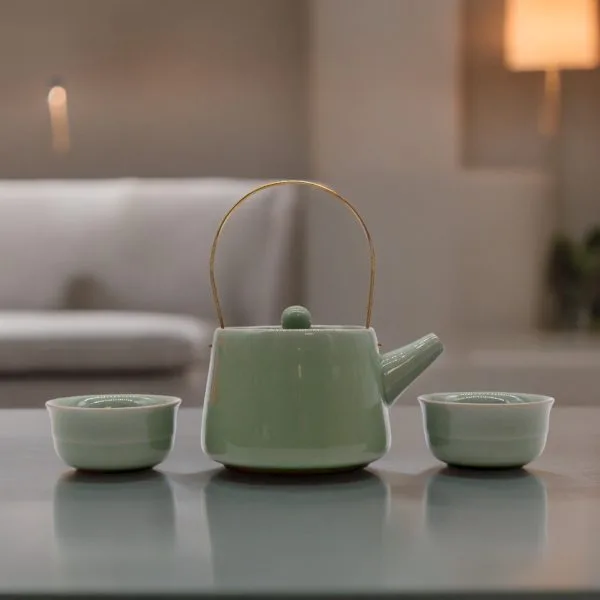 Sage Teapot Set
