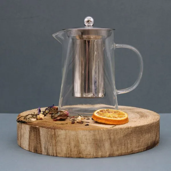 Tower Glass Infuser Teapot (750ml)