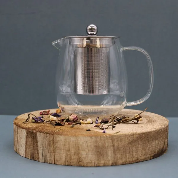 Contemporary Glass Infuser Teapot (550ml)