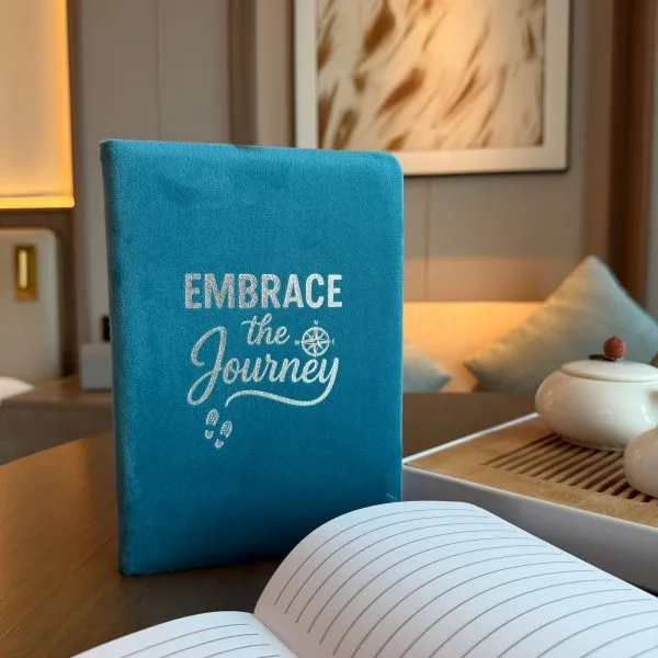 Light Blue Notebook – Embrace the Journey